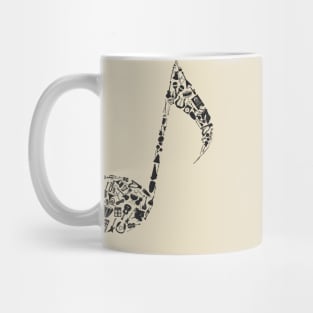 Musical Instrument Note Mug